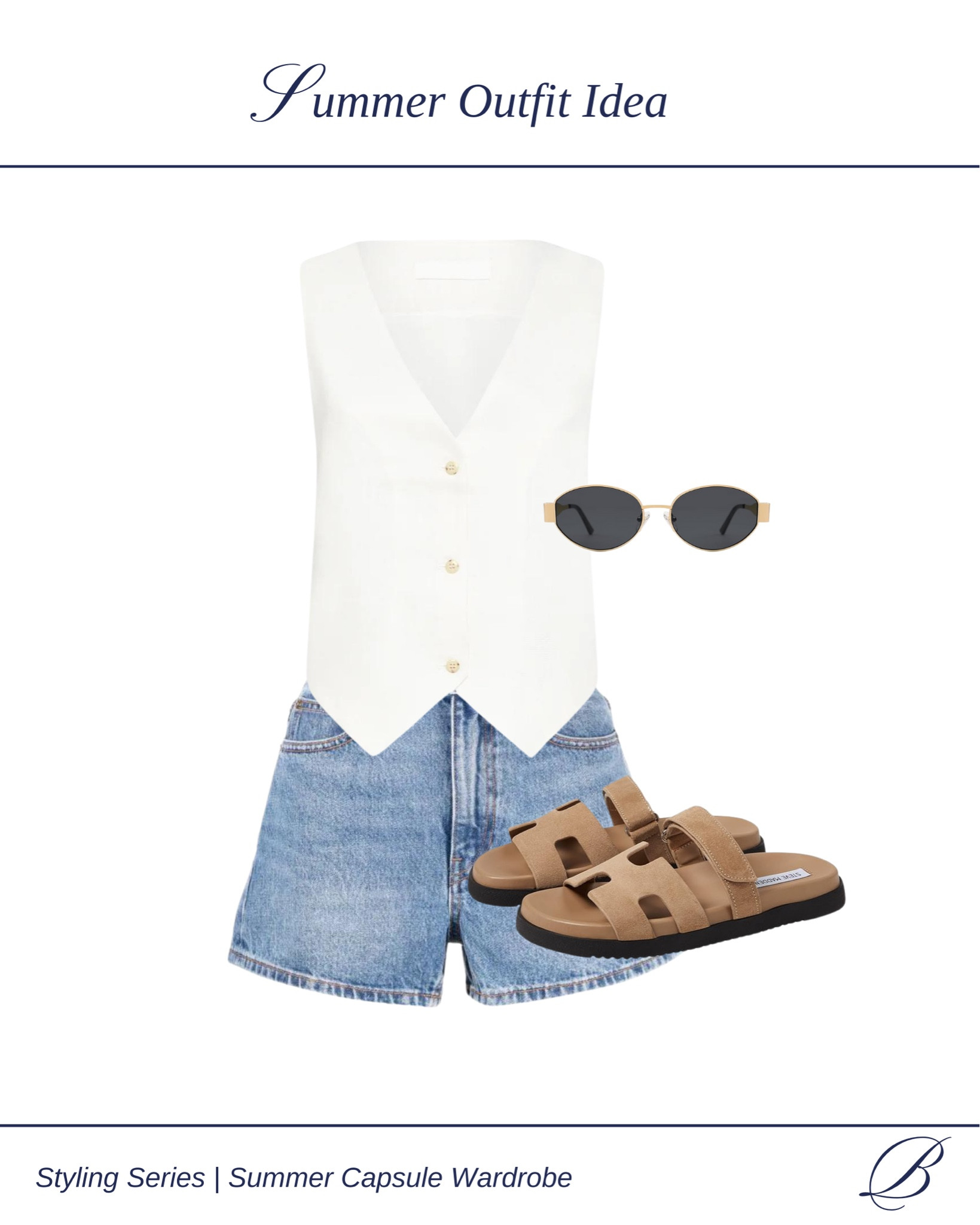 Summer outfit idea with abercrombie shorts (also linked shorts from Dissh)

My summer capsule wardrobe, 8 stapes for styling 20+ outfits | Saving all summer capsule outfits to my Summer Capsule collection for easy access! 🥰

| travel outfits, europe outfits, jean shorts, linen pants, white vest, aritzia, dissh, steve madden, songmont luna bag, amazon sunnies 

#liketkit #LTKunder100 #LTKunder50 #LTKfit #LTKfit     #LTKFind #ltksalealert 