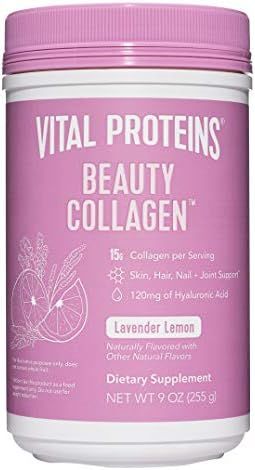 Vital Proteins Beauty Collagen Peptides Powder Supplement for Women, 120mg of Hyaluronic Acid - 1... | Amazon (US)