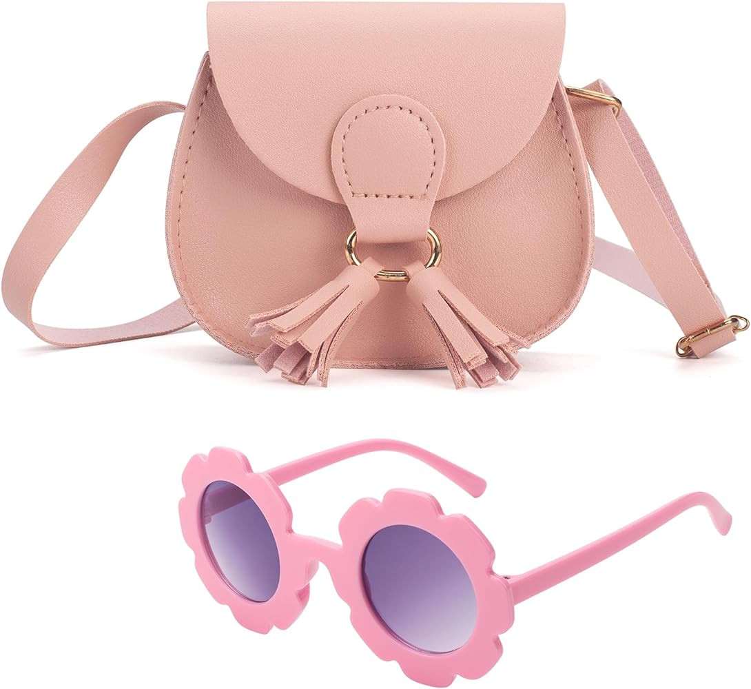 Girls Purse, Kids Crossbody Purse, Shoulder Bags for Toddler, Tassel Bags for Girls Age 2-14 | Amazon (US)