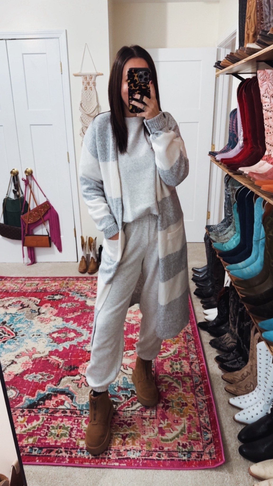 Winter cozy outfit from Walmart - wearing a medium in all 3 pieces - homebody / casual outfit 

#LTKootd #LTKgrwm #LTKFindsUnder50