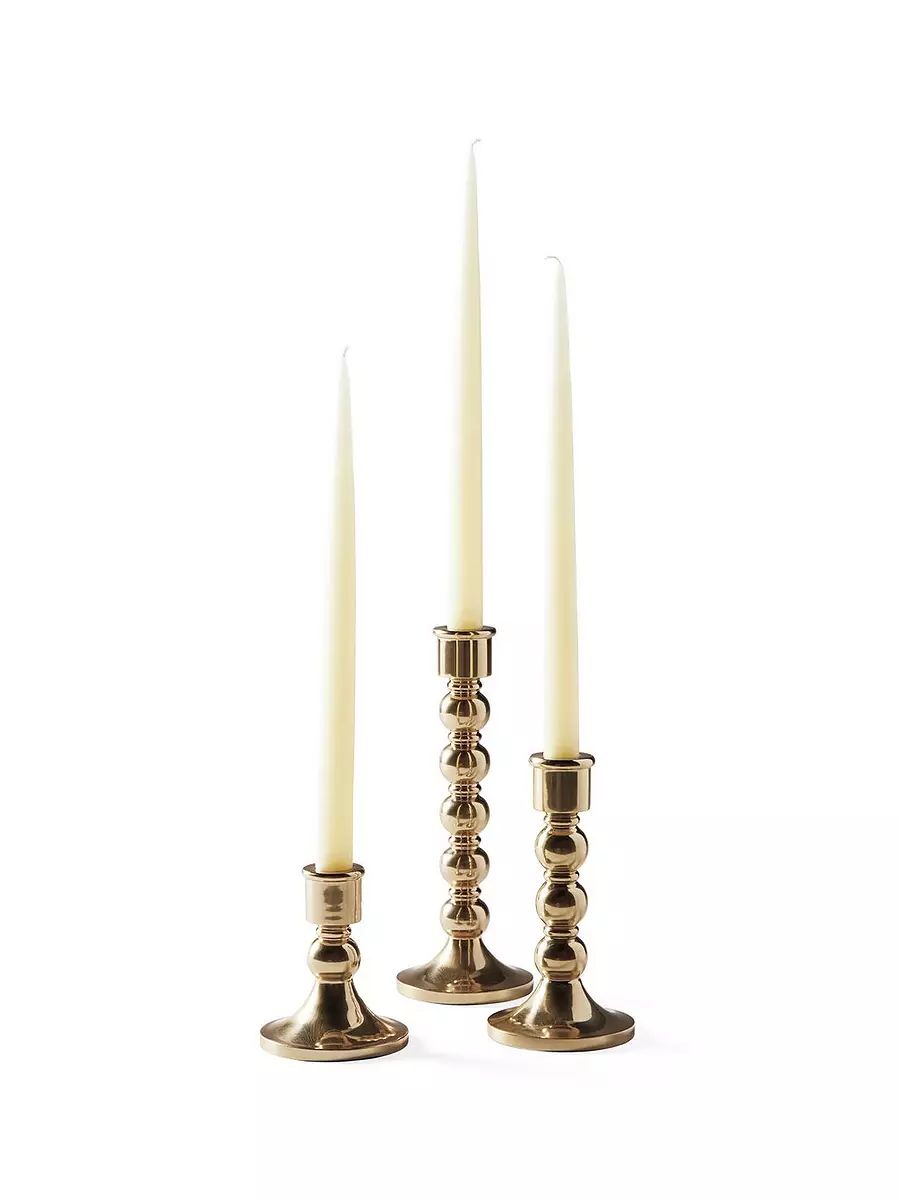 Bobbin Taper Candle Holder | Serena and Lily