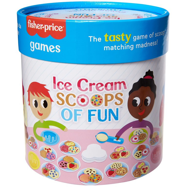 Ice Cream Scoops Of Fun Kids Fisher-Price Board Game By For 3 Year Olds & Up - Walmart.com | Walmart (US)