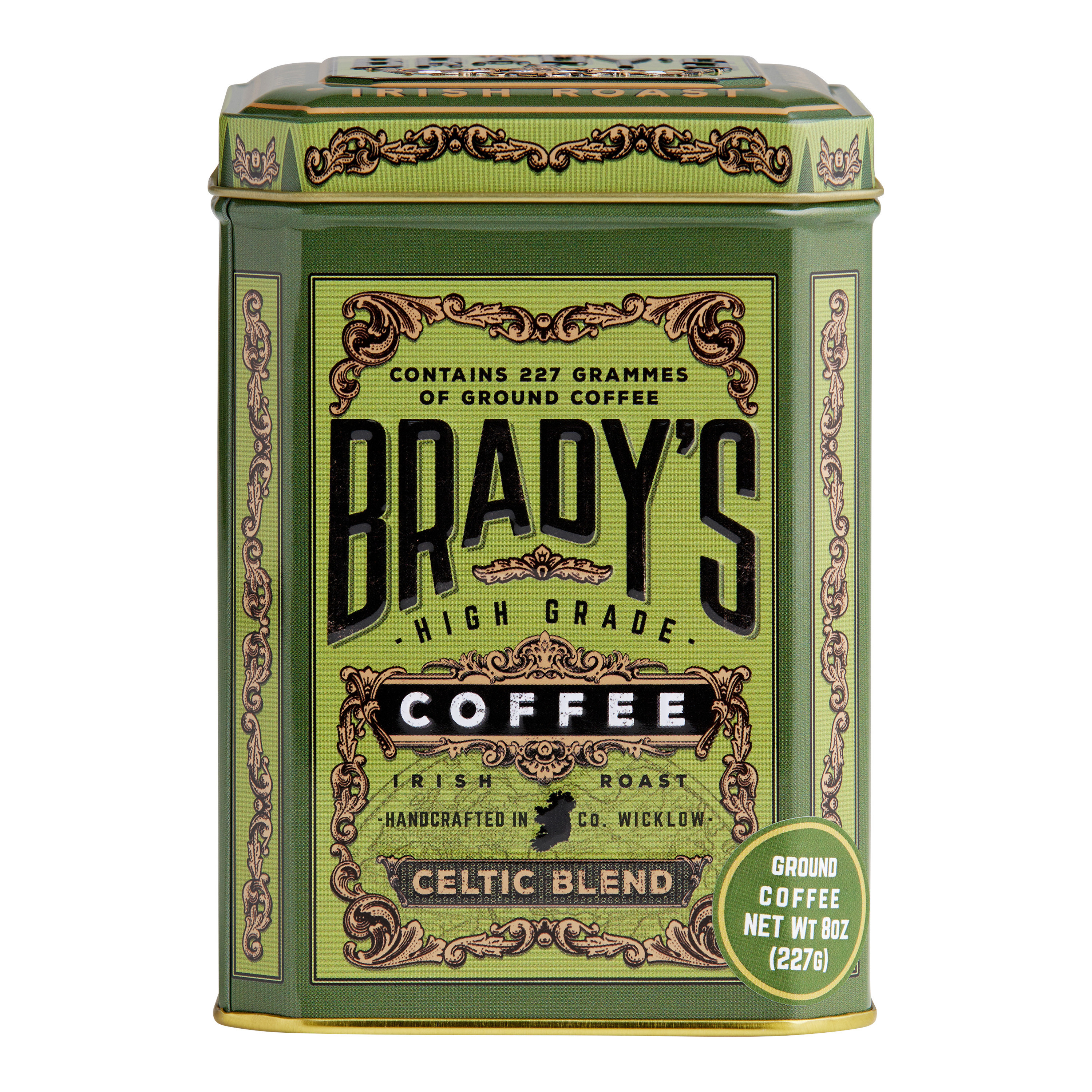 Brady's Celtic Blend Ground Coffee Tin | World Market