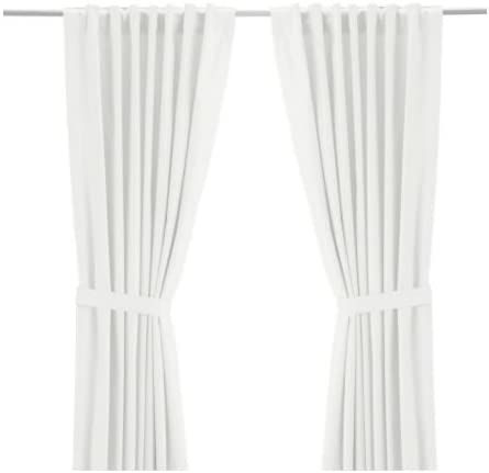 IKEA Ritva White Curtain Set - Size: 57 x 98 (1, White) | Amazon (US)