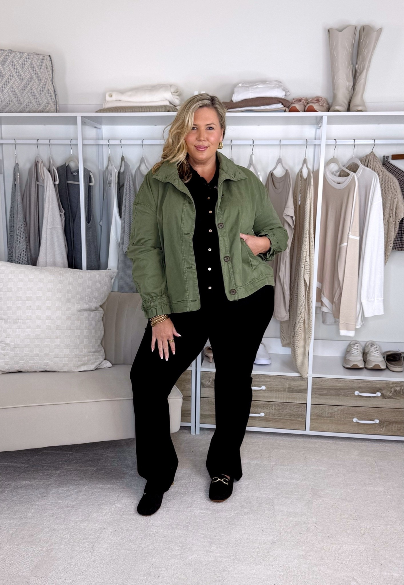Nsale workwear! I sized up to a 3X in the pjs. Black straight leg pants are a 2X. Sheer long sleeve top is a 2X. I’d size down in the black flare pants if you’re in between and I’m wearing a 18w. Black button up is a 2X. Green button up is a 2X. Third black pants are an 18 and I’d size up if you’re in between. Knit blazer is a 2X. Cashmere top is a 2X. Quarter zip is a 2X. Patterned blouse is a 2X. PART 2 Nsale workwear! I sized up to a 3X in the pjs. Black straight leg pants are a 2X. Sheer long sleeve top is a 2X. I’d size down in the black flare pants if you’re in between and I’m wearing a 18w. Black button up is a 2X. Green button up is a 2X. Third black pants are an 18 and I’d size up if you’re in between. Knit blazer is a 2X. Cashmere top is a 2X. Quarter zip is a 2X. Patterned blouse is a 2X.

#LTKMidsize #LTKPlusSize #LTKSeasonal