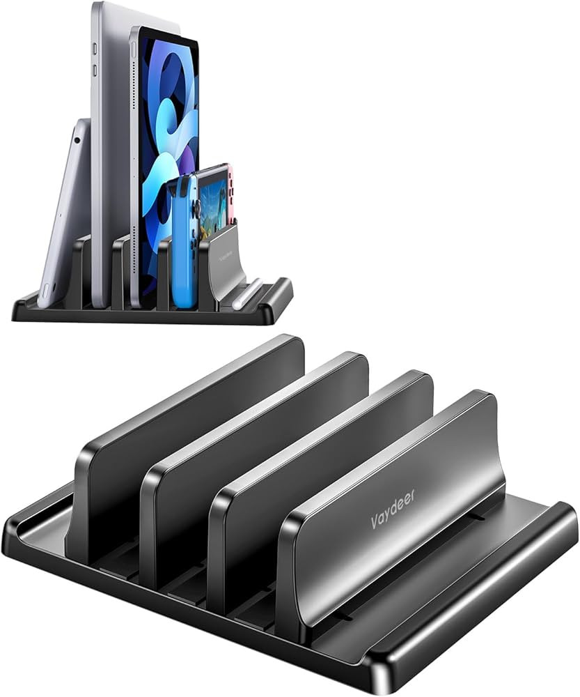 Vaydeer 3-Slot Vertical Laptop Stand Made of Premium ABS Plastics 5 in 1 Design Space-Saving Adju... | Amazon (CA)