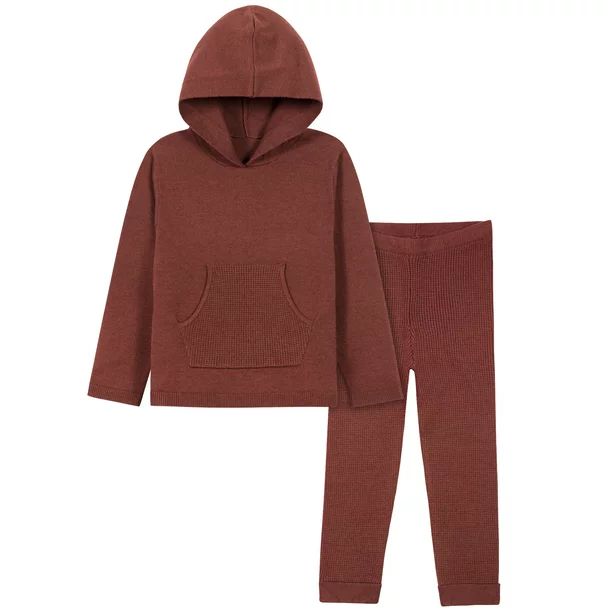 Modern Moments by Gerber Baby & Toddler Boys or Girls Unisex Sweater Knit Hoodie and Active Pant,... | Walmart (US)