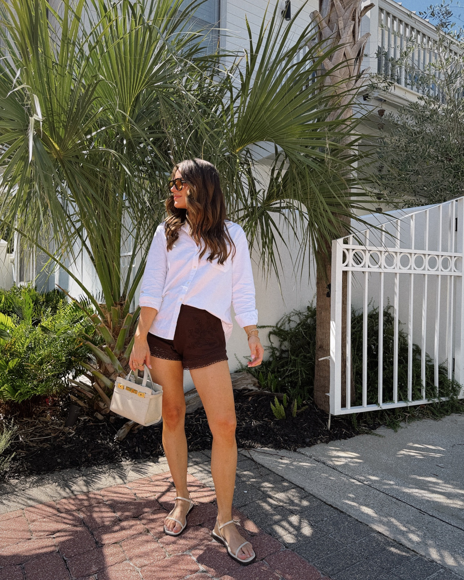 OOTD - No notes on these shorts. They run a little small so size up if between. I’m in an XS.

Vacation outfit, summer outfit