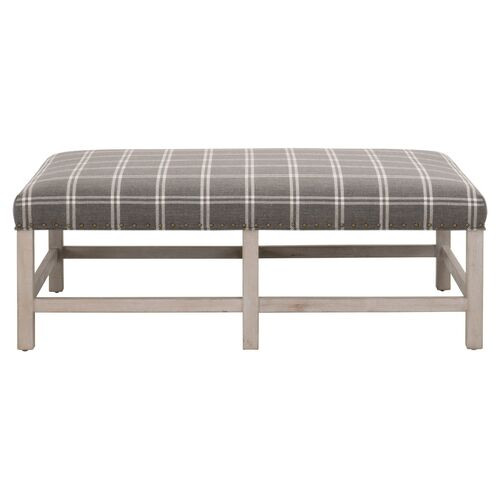 Darci Upholstered Coffee Table, Performance Walden Smoke | One Kings Lane