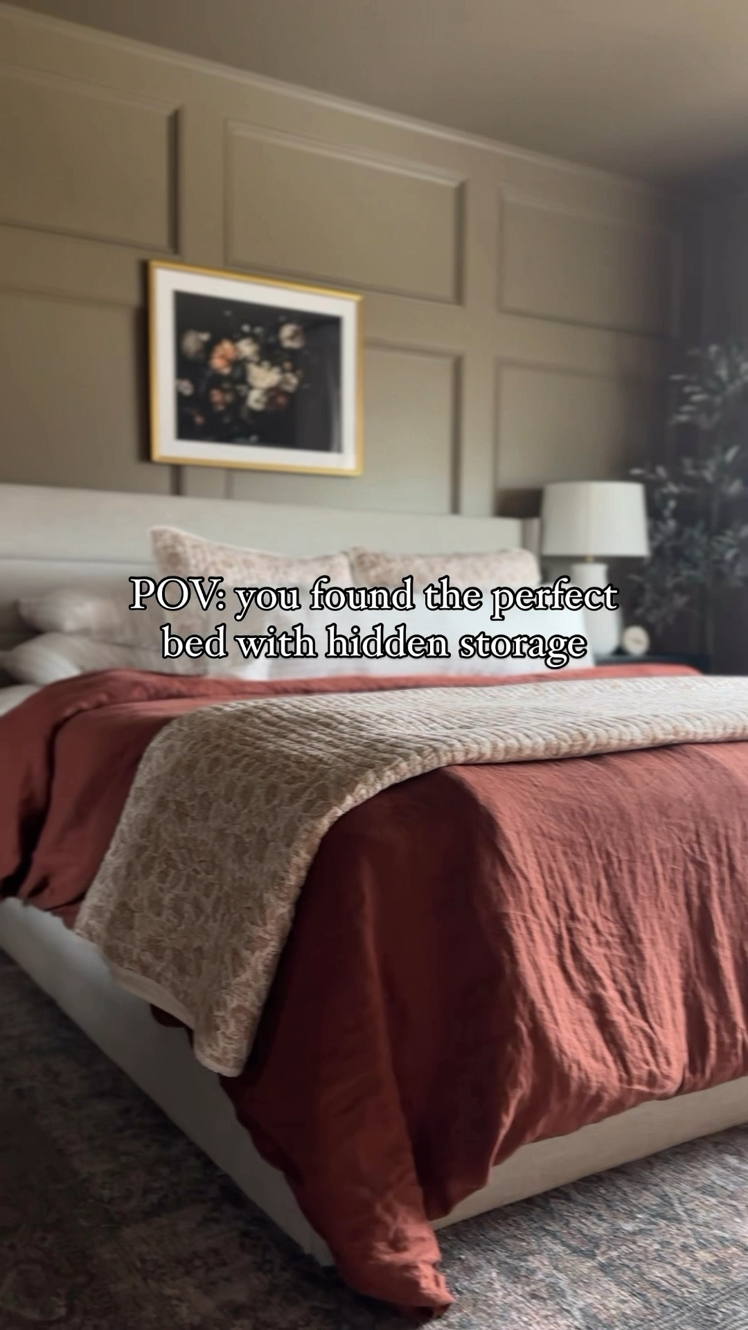 The best affordable upholstered bed frame with hydraulic lift for storage! 

#LTKWatchNow #LTKStyleTip #LTKHome