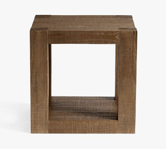 Rockport Rectangular Reclaimed Wood Side Table (24") | Pottery Barn (US)
