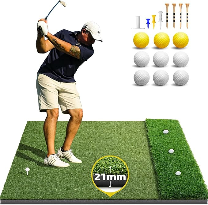 Bltend Golf Mat: 5x4ft & 5x5ft Heavy-Duty Golf Hitting Mats Practice Outdoor/Indoor, Elite Artifi... | Amazon (US)