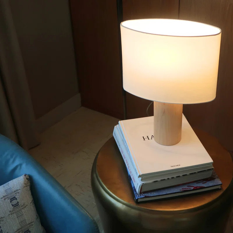 Brightech Mia 15.75" Midcentury LED Table Lamp With Natural Maple Wood Base | Wayfair | Wayfair North America