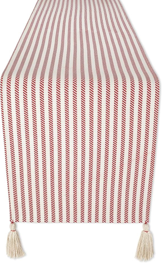 Folkulture Valentines Table Runners 72 Inches Long with Tassels for Bohemian Decor,100% Cotton Bo... | Amazon (US)