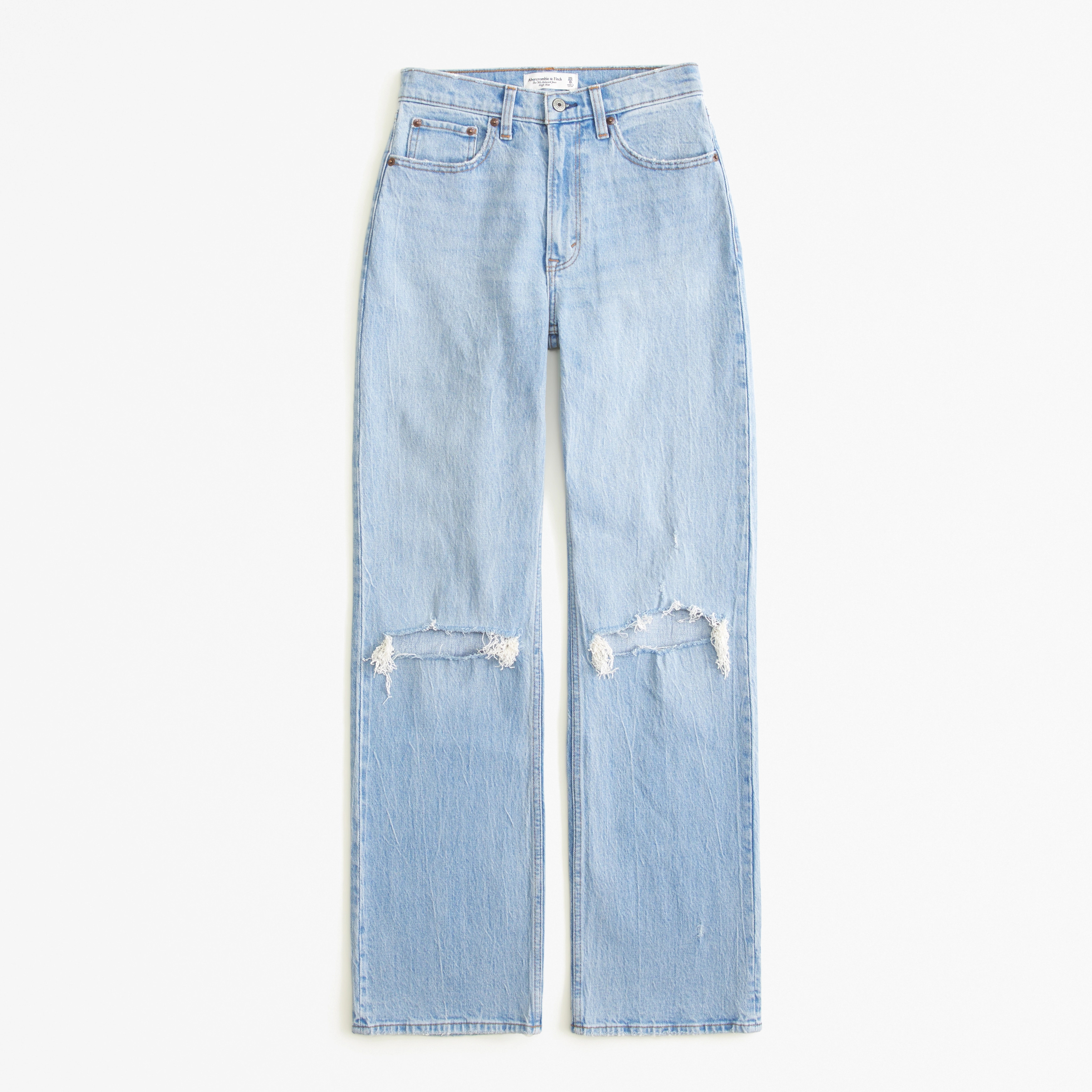 Curve Love High Rise 90s Relaxed Jean | Abercrombie & Fitch (US)