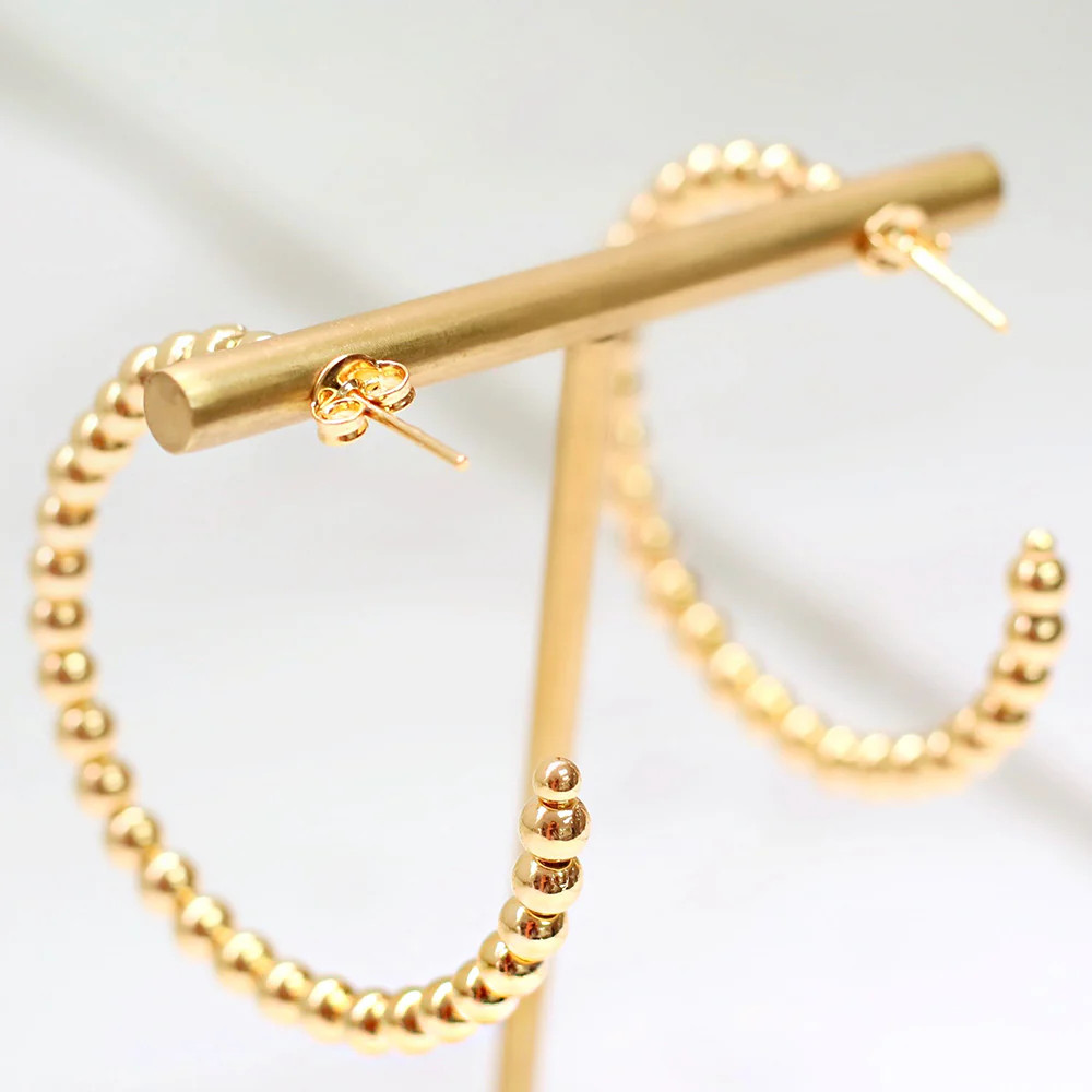 Glimmer of Hoop Earrings (large) | Taudrey