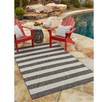 5' x 8' Outdoor Ribbon Rug | Rugs.com