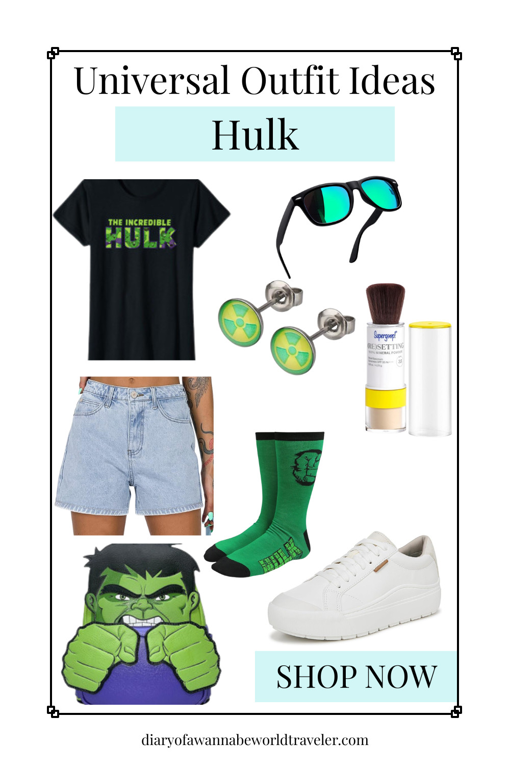 This Hulk-inspired outfit is powerful, vibrant, and totally ready for a day at Universal Studios 💚⚡️ Whether you’re riding The Incredible Hulk Coaster or exploring Marvel Super Hero Island, this look brings bold energy and comfort — perfect for big thrills and big photo moments.

#HulkOutfit #IncredibleHulkCoaster #MarvelSuperHeroIsland #UniversalStudiosOutfit #UniversalOrlando #IslandsOfAdventure #MarvelStyle #ThemeParkOutfit #ThemeParkFashion #GreenOutfitInspo #UniversalStyle #ParkDayOutfit #OOTD #OutfitInspo #UniversalTrip #OrlandoVacation #MarvelLook #SuperheroStyle #BoldOutfitIdeas #UniversalStudiosFlorida #ThemeParkLook #MarvelFans #LTKThemePark #AdventureStyle #TravelOutfitIdeas 

 #LTKgrwm #LTKootd #LTKTravel