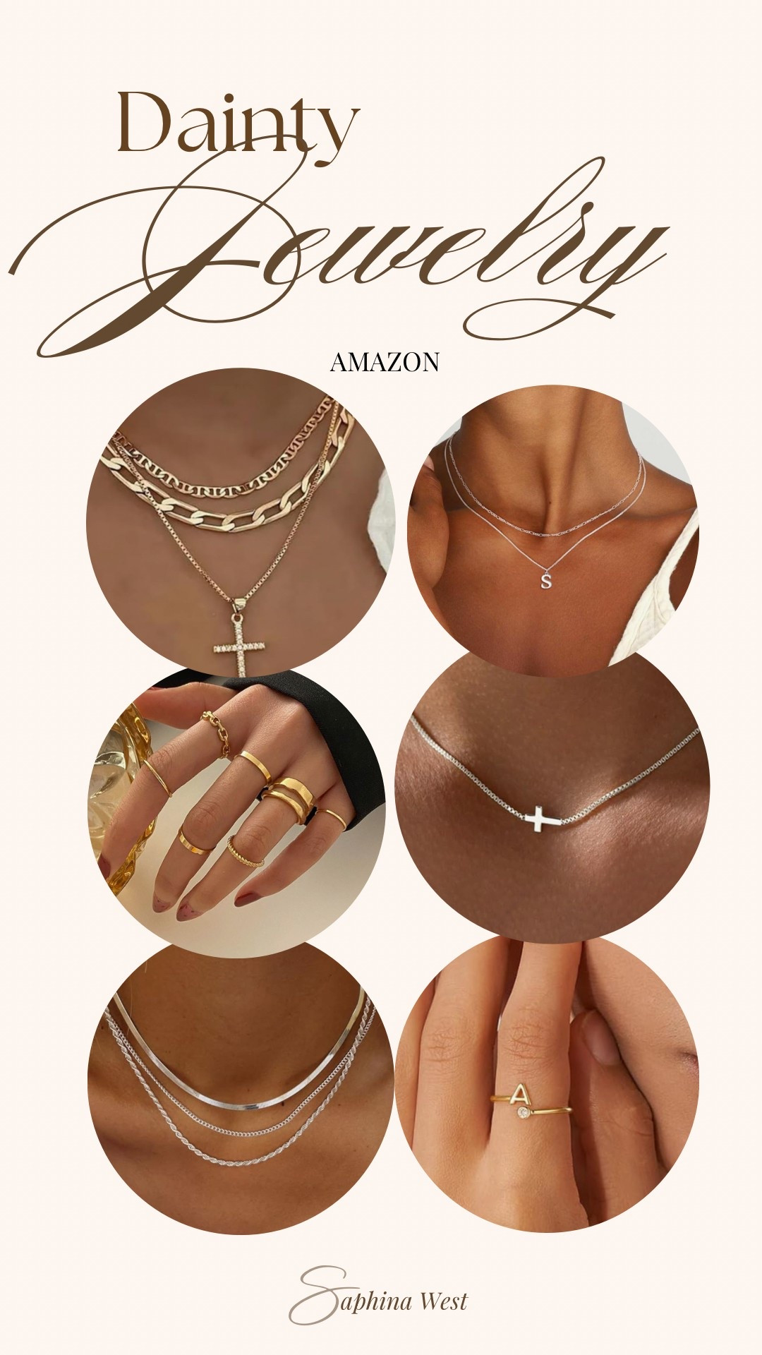 Simple and Dainty Jewlery pieces found on Amazon 

#LTKFindsUnder100 #LTKFindsUnder50 #LTKWatchNow