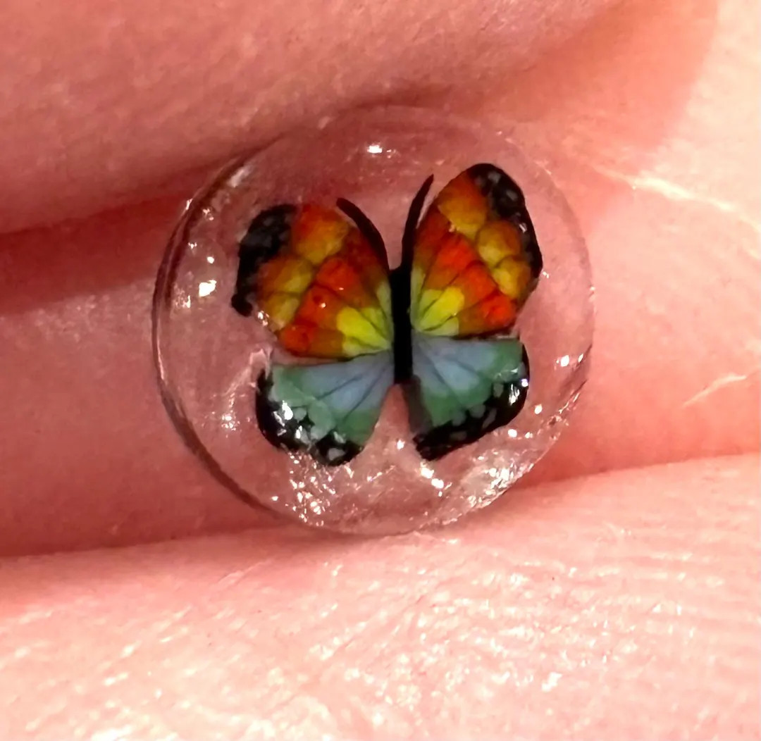 Rainbow Butterfly V2025 COE104 Murrini - Etsy | Etsy (US)