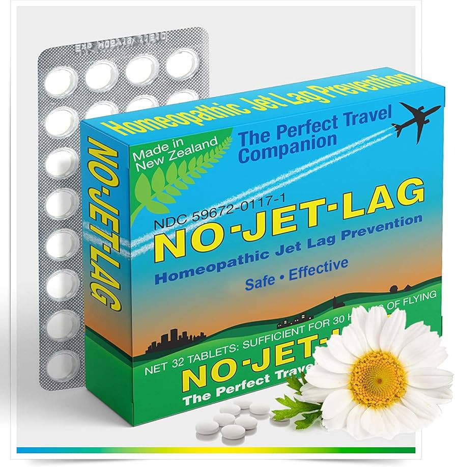 Miers Labs No Jet Lag Homeopathic Jet Lag Remedy, Blue 32 Count | Amazon (US)