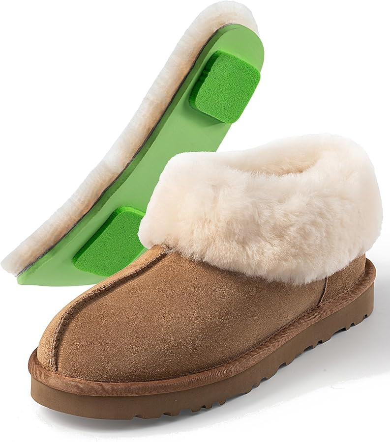 Mel&Syd 100% Australian Sheepskin Slippers with Arch Support Options – Warm, Ultra-Soft Slip-On... | Amazon (US)