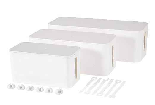 Cable Management Box - Cable Organizer Box Home Tool, Power Strip Cover, Baby Proof & Pets Electr... | Amazon (US)