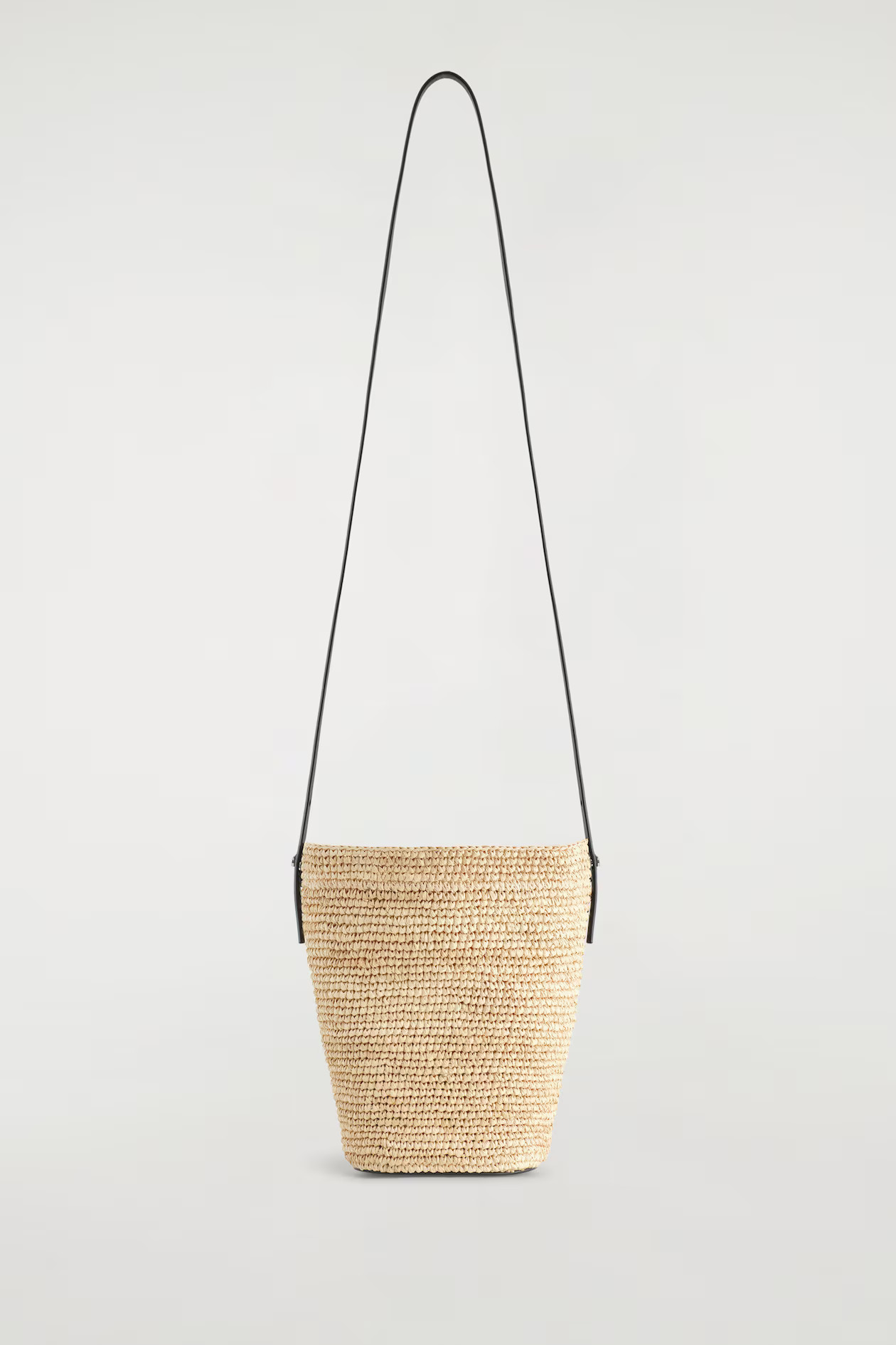 MINI BUCKET BAG - STRAW - BEIGE / BLACK | COS | COS UK