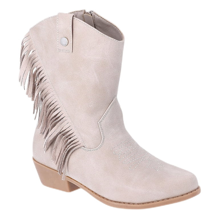 Justice Little Girl & Big Girls Cowgirl Western Boots | Walmart (US)