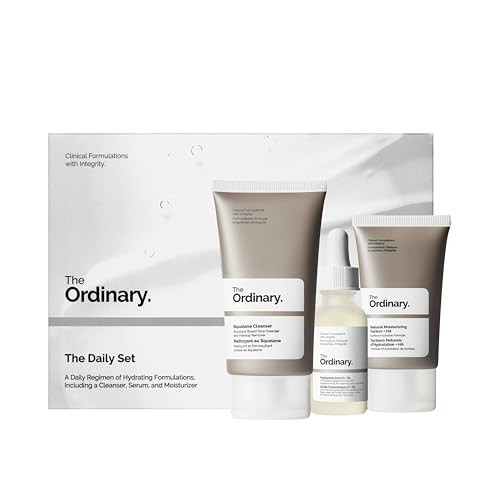 The Ordinary The Daily Set, Daily Skincare Routine with Squalane Cleanser, Hyaluronic Acid 2% + B5, and Natural Moisturizing Factors + HA | Skin Care Set | Amazon (US)
