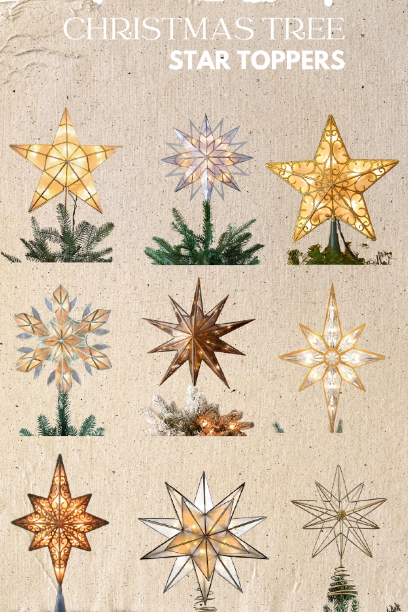 Christmas star tree toppers! These are our favorite pics & there are options for every budget. 

Christmas tree toppers | Christmas tree decor | Christmas tree ornaments | Christmas trees | living room decor | Christmas living room decor | holiday decor | Tree topper, star ornament, Christmas tree decoration, festive accent, tree crown, holiday embellishment, elegant topper, celestial decor, shining star, and seasonal tree adornment 

#LTKHoliday #LTKSeasonal #LTKhome