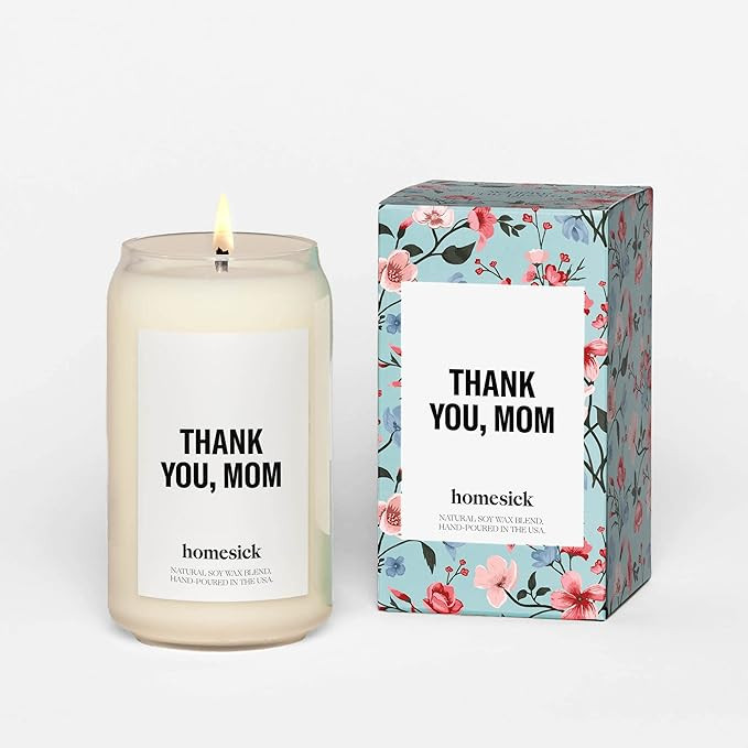 Homesick Scented Candle, Thank You, Mom - Scents of Bergamot, Lavender, Sage, 13.75 oz | Amazon (US)