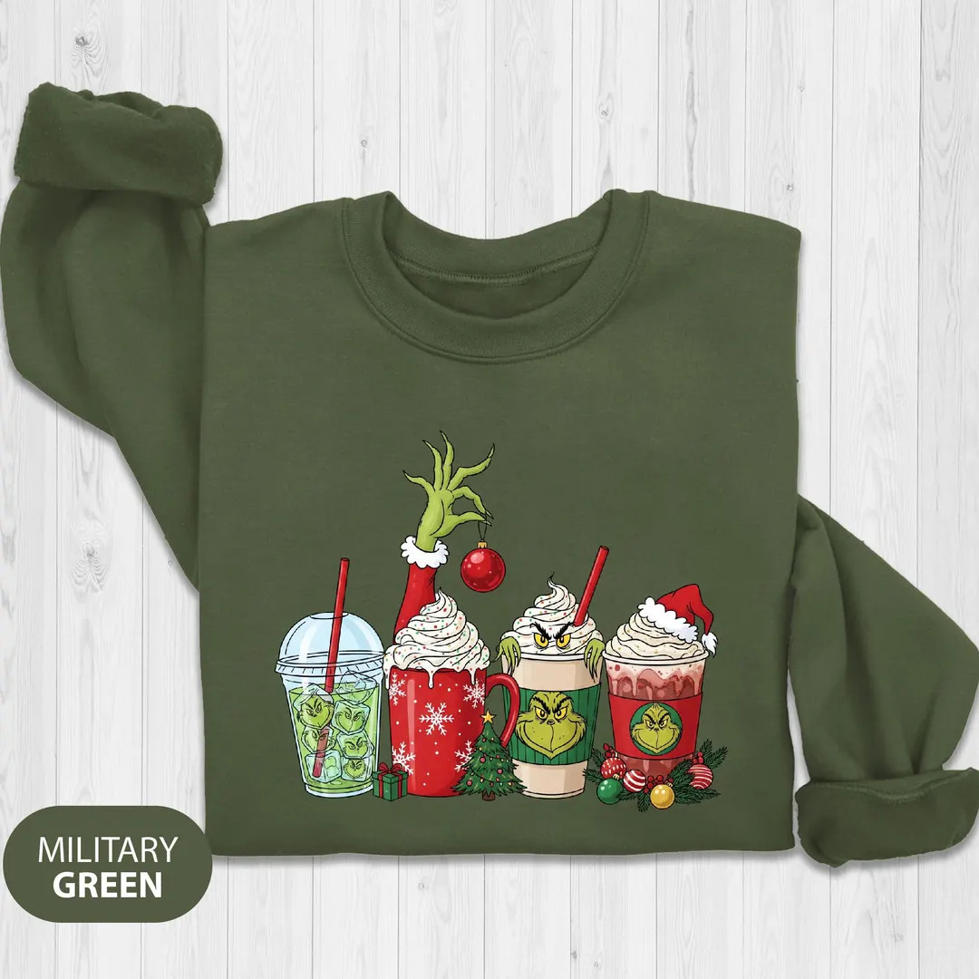 Grinch Sweatshirt, Grinch Shirt, Grinchmas Shirt, Grinchmas Sweatshirt, Funny Christmas, Grinch C... | Etsy (US)