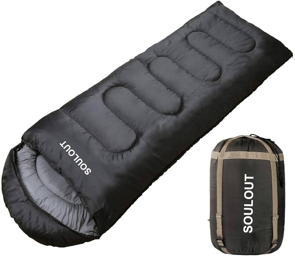 Sleeping Bag,3-4 Seasons Warm Cold Weather Lightweight, Portable, Waterproof Sleeping Bag with Co... | Amazon (US)