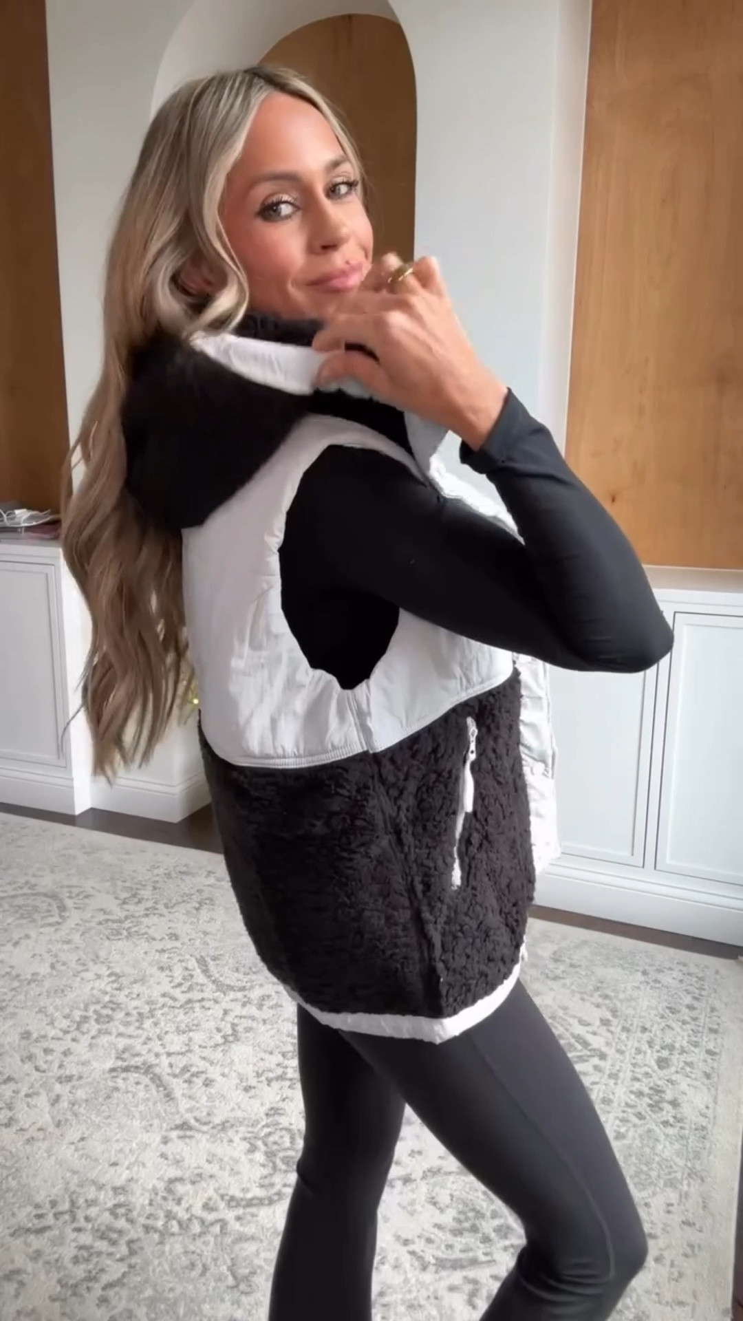 

Amazon flare leggings that have no front seam and also come in length options! Love them paired with a seamless top and cute puffer vest for an elevated casual winter outfit 🖤👟

#casualoutfitinspo #winteroutfitideas

#LTKmomlife #LTKActive #LTKPetite