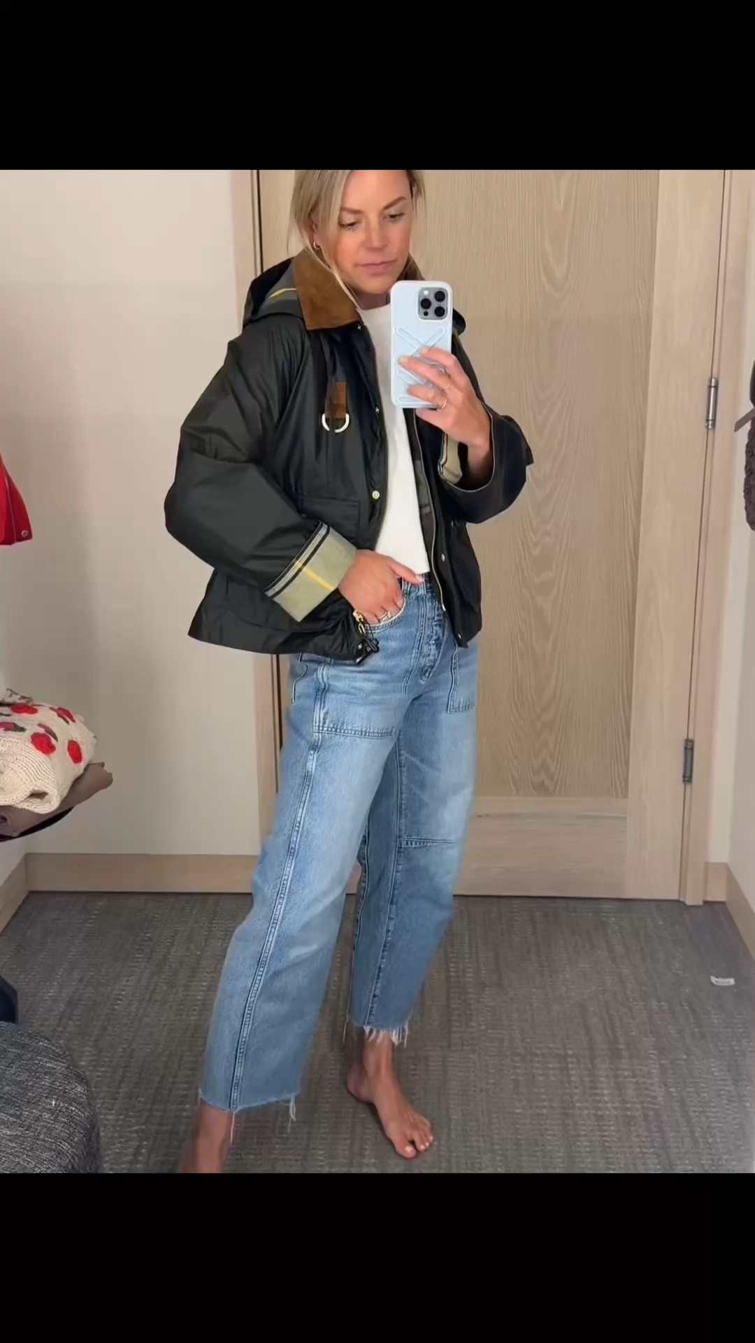 NSale outerwear is so good this year! Wearing a US4 // 26R jeans tts

#LTKSaleAlert