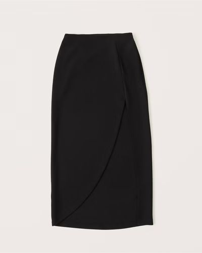 Women's Elevated Midi Skirt | Women's | Abercrombie.com | Abercrombie & Fitch (US)