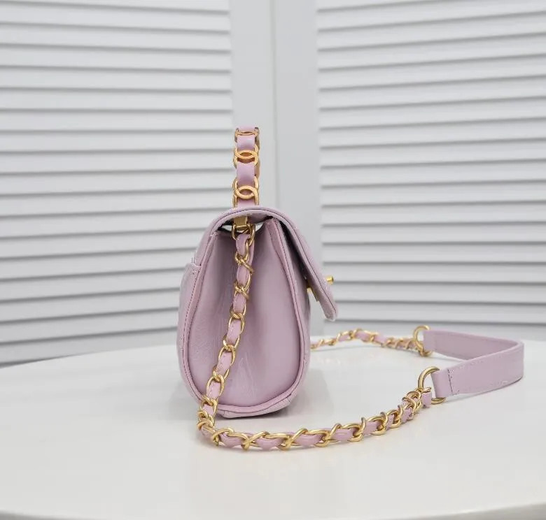 Chanel 2021 spring and summer new flap bag double C design original wrinkled sheepskin super soft... | DHGate