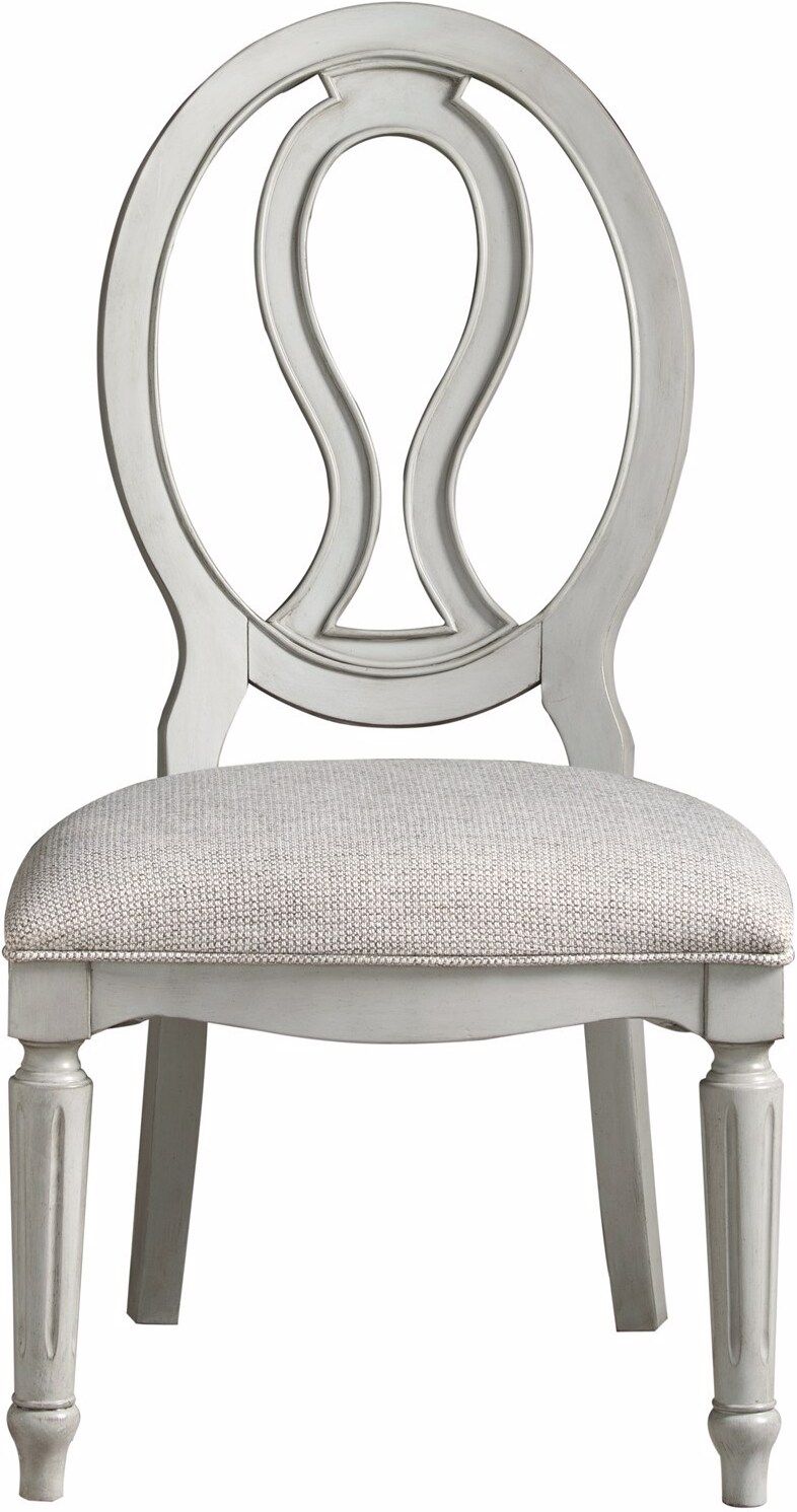 Pierced Back Side Chair Set Of 2 In Dark Bronze | 1stopbedrooms