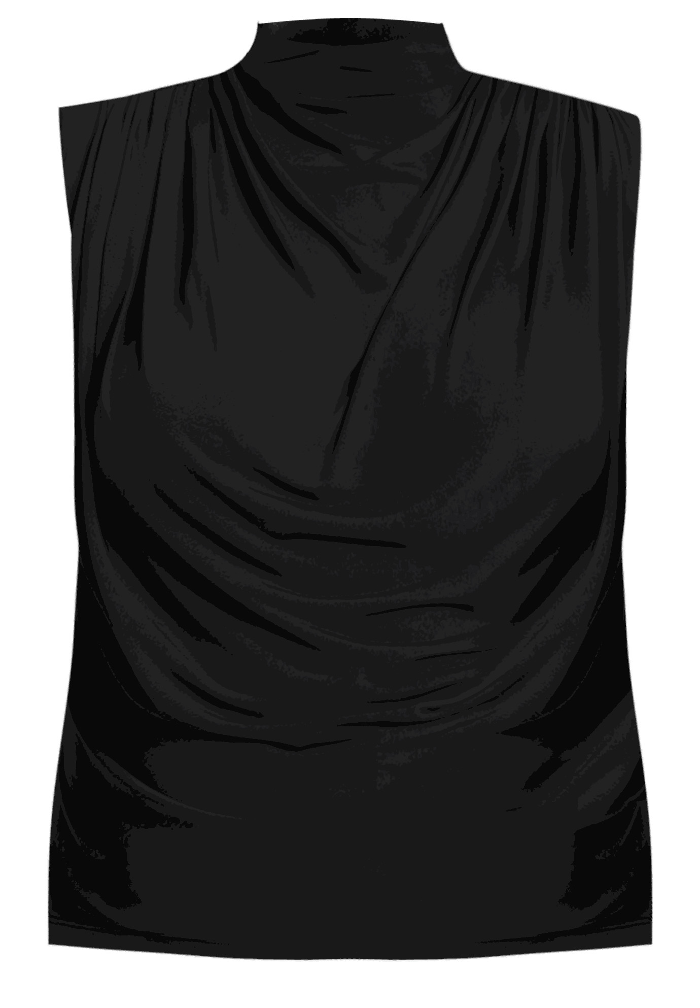 Neck Drape Funnel Neck Top | Eloquii