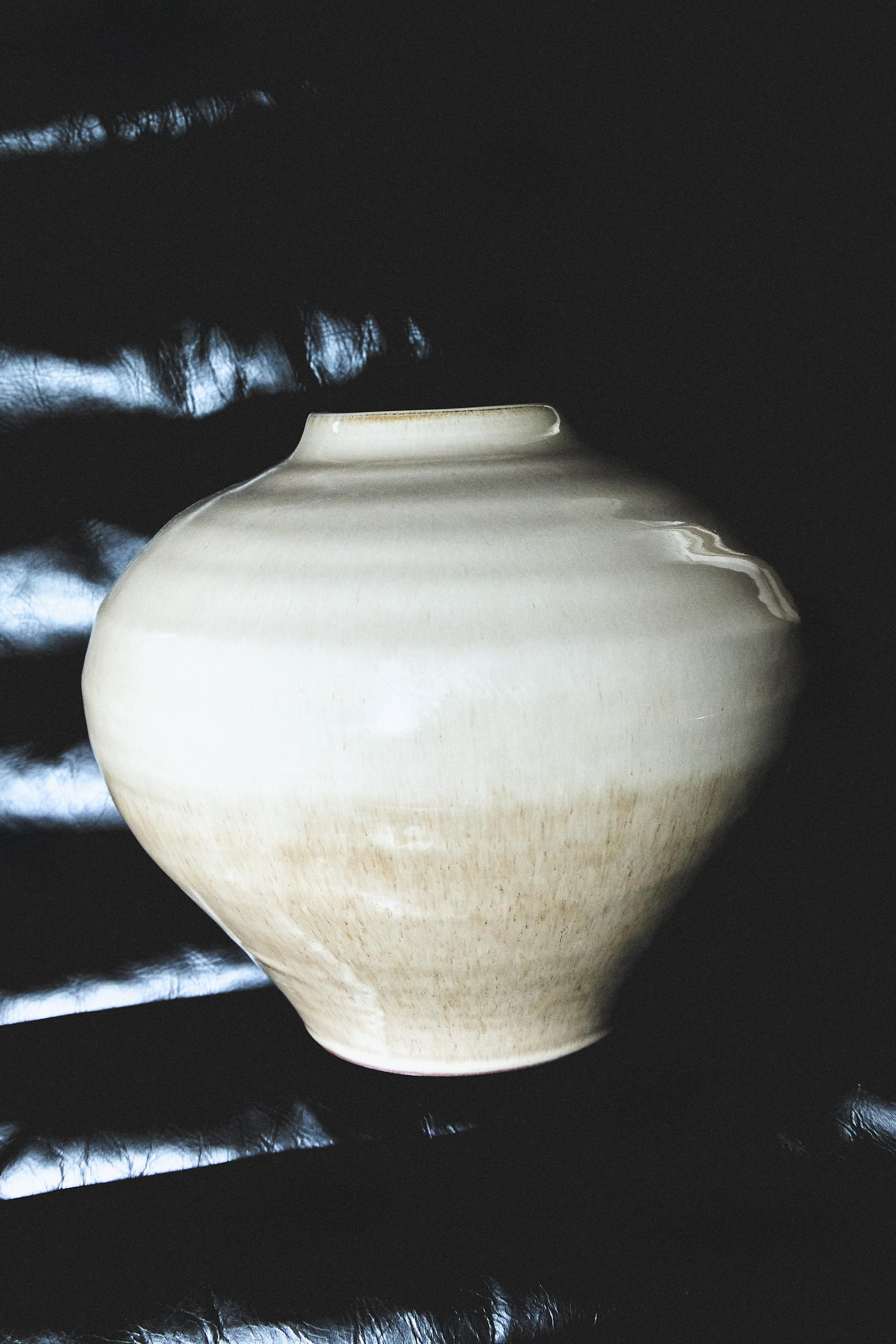 ENAMELLED STONEWARE VASE | Zara UK