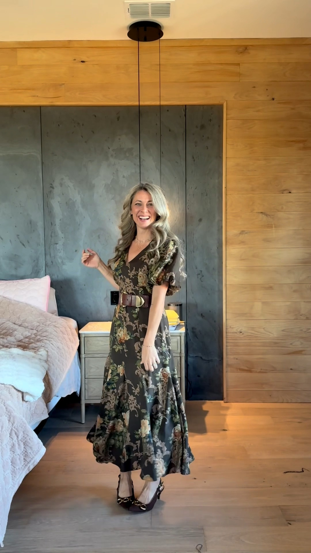 GRWM for fall family photos! Wearing my favorite brand ASTR the label! They make such gorgeous dresses and this one was perfect this year! Wearing an XS!

#LTKPetite #LTKStyleTip #LTKOver40