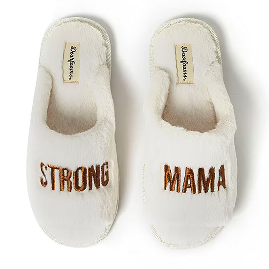 Dearfoams Wanda Furry Womens Slip-On Slippers | JCPenney