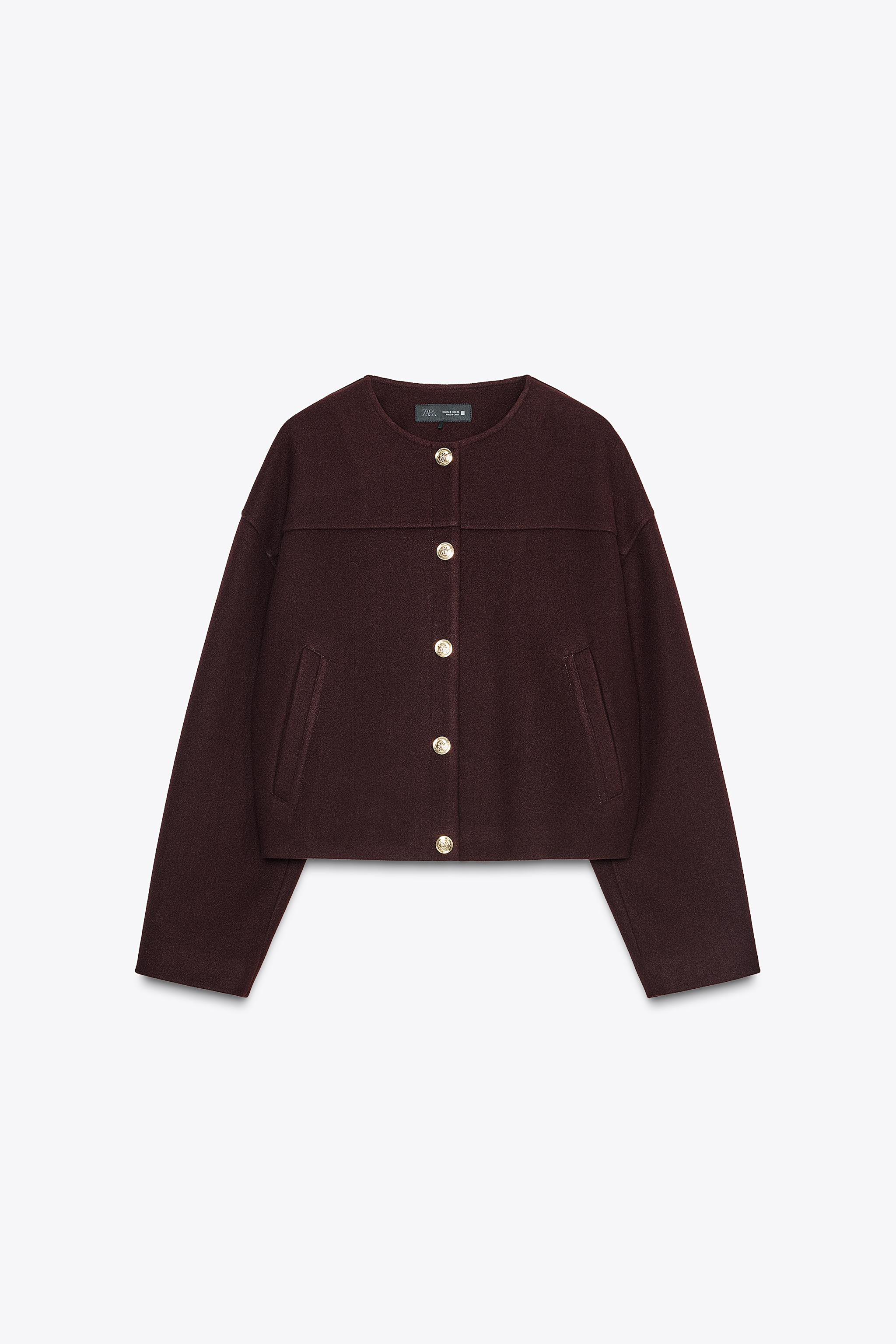 SOFT JACKET WITH GOLD BUTTONS | Zara US