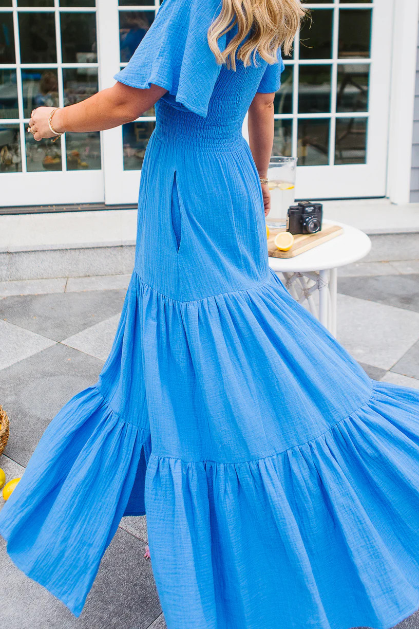 Jovie Dress in Royal Blue - FINAL SALE | Ivy City Co