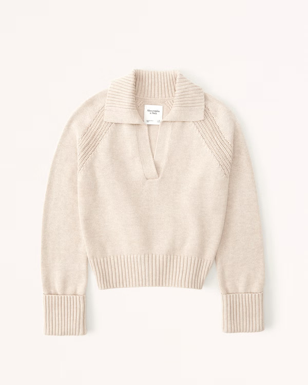 Notch-Neck Sweater | Abercrombie & Fitch (US)