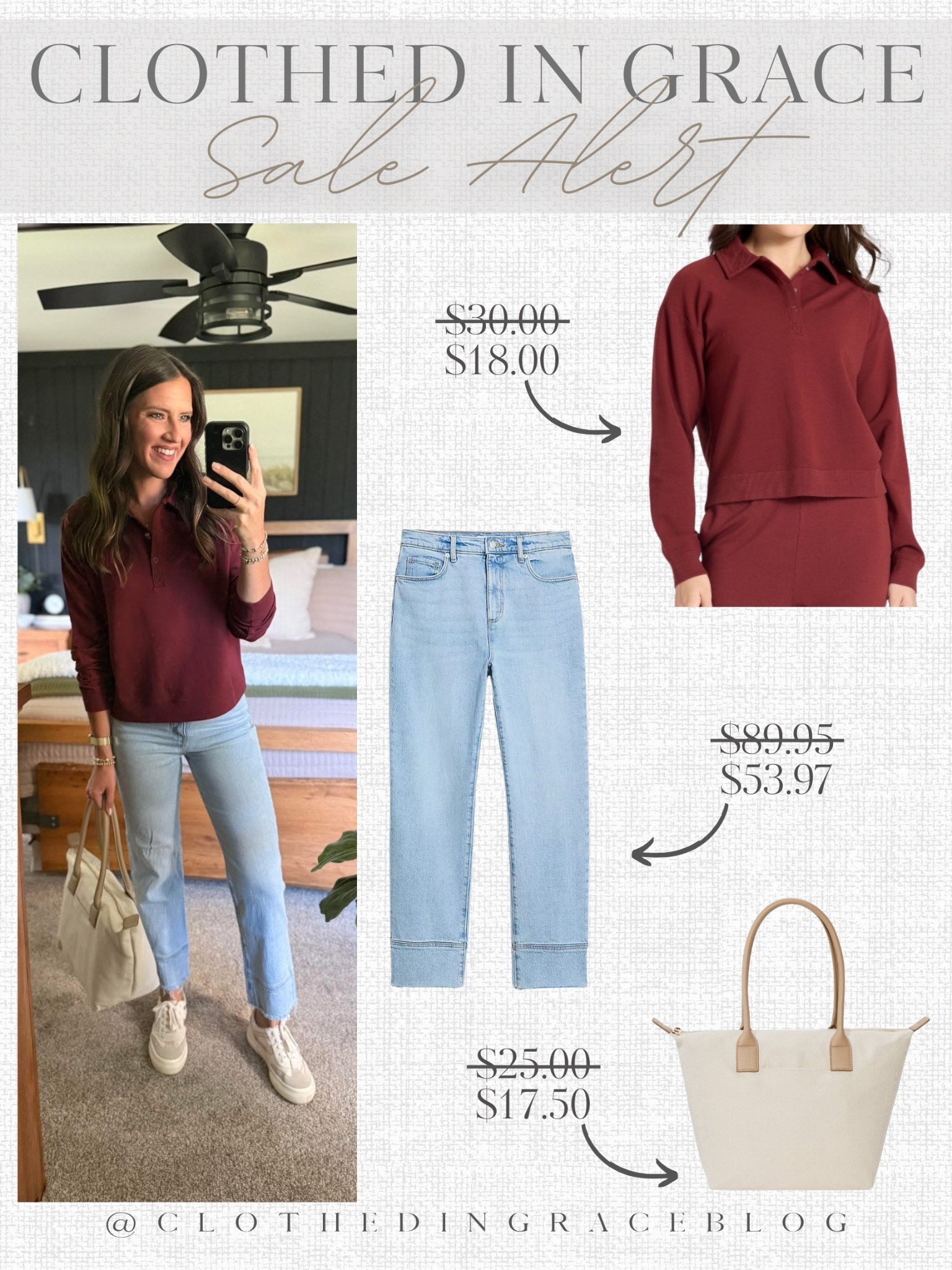 Outfit on sale 

Sweatshirt - medium
Jeans - size 25 (size down) 