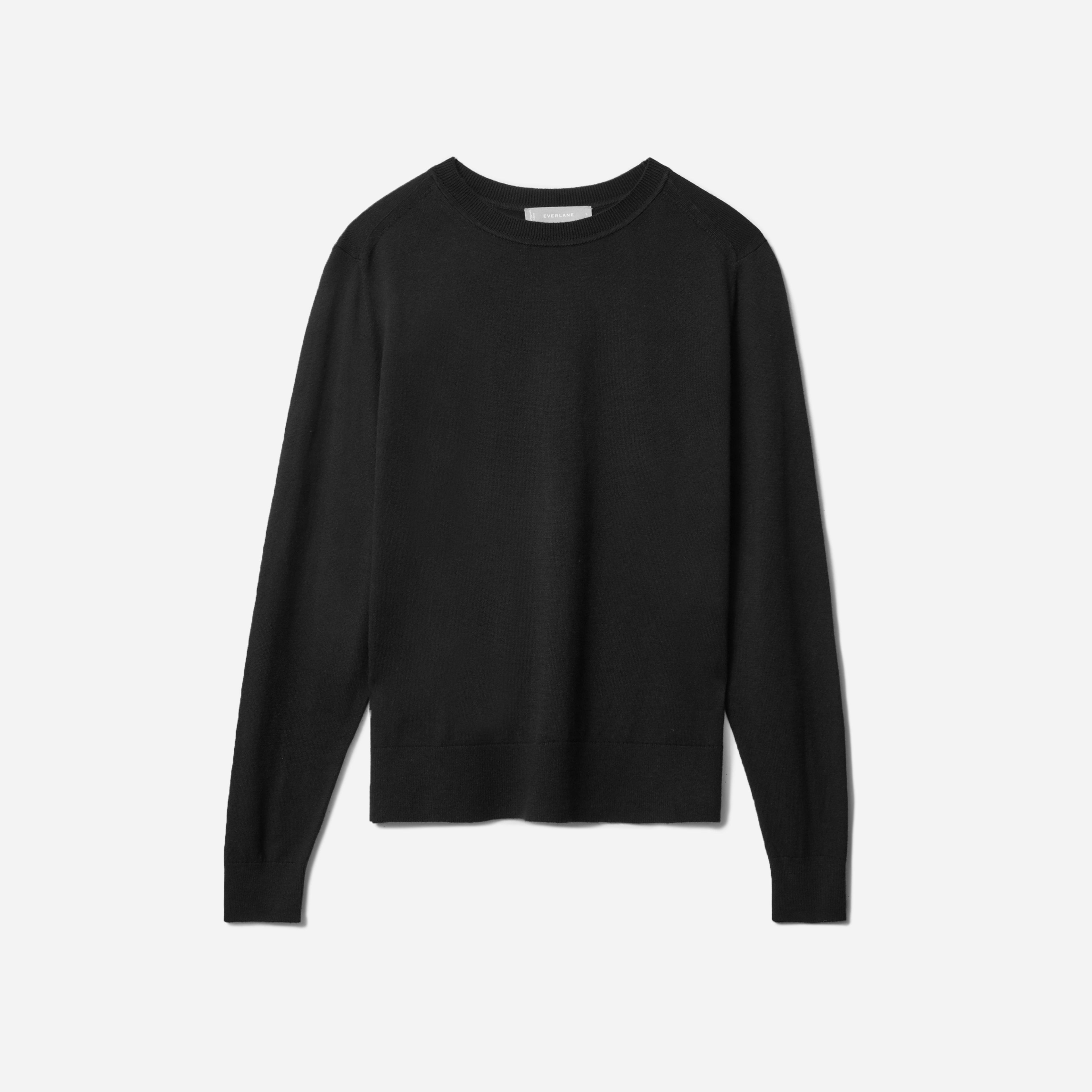 The Organic Crewneck Sweater, Black Sweater, Crewneck Sweater, Black Sweaters, Everlane Sweater | Everlane