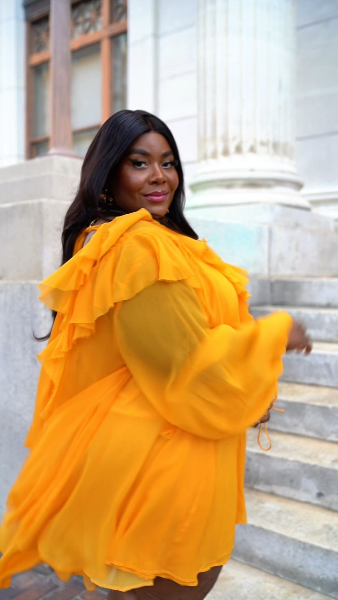 Such a fun party look! Wearing an 18 

Linking more of my recent asos haul 

#partydress #plussizefashion #weddingguest 

#LTKFindsUnder100 #LTKPlusSize #LTKWedding