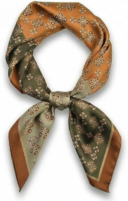 corciova Women\u2019s Square Scarf 27.5 in (70 x 70 cm), Satin-Feel Polyester, Lightweight Fashio... | Amazon (US)